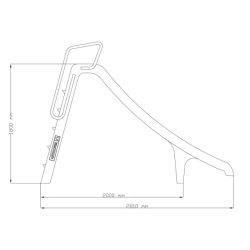 Zjeżdżalnia basenowa PRANA - 1,80m