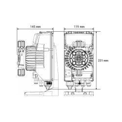 Pompa dozująca membranowa Aquaviva APG800 Universal 0.1 - 18 l/h