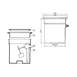 Regulator poziomu wody basenowej HAYWARD Mirror do skimmera