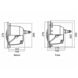 Lampa do basenu HAYWARD (6500 K) Ø 270 mm ABS