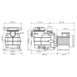 Pompa do basenu HAYWARD PL 81002 (220V, 5.4 m3/h)