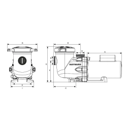Pompa do basenu HAYWARD Tristar SP32111 (220V, 18.5 m3/h)