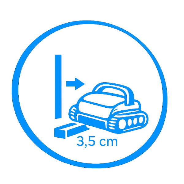 Aquajoy Cyclone C1 Pro – pokonywanie przeszkód do 3,5 cm