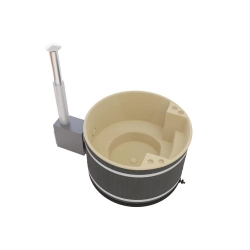 Gorąca balia Kirami Comfort Family M Soft Beige, NightBlack