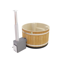 Gorąca balia Kirami Comfort Family M Soft Beige, Thermowood