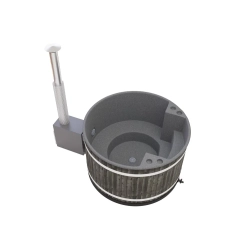 Gorąca balia Kirami Comfort Family M Stone Gray, CoalBlack