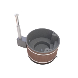 Gorąca balia Kirami Comfort Family M Stone Gray, Mocca