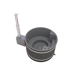 Gorąca balia Kirami Comfort Family M Stone Gray, NightBlack