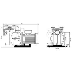 Pompa do basenu KRIPSOL Ninfa NK 51 (220V, 9,75 m3/h)