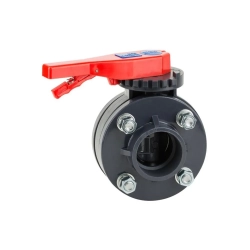 Zawór klapowy międzykołnierzowy PVC-U d140 - zestaw