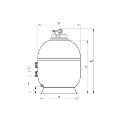 Filtr piaskowy ARTIK EVO 520 2