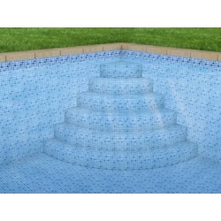 Folia do basenu zbrojona ELBE SUPRA Blue Mosaic (1.65 m)