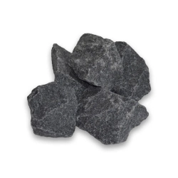 Kamienie do pieca w saunie CZARNY WULKANIT 10-15 cm - 20 kg