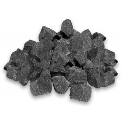 Kamienie do pieca w saunie CZARNY WULKANIT 5-10 cm - 20 kg