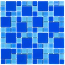 Mozaika szklana Aquaviva Cristall Dark Blue Mix