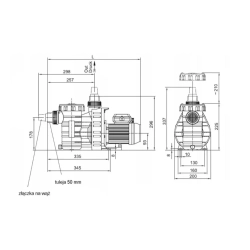 Pompa do basenu BADU Aqua Plus 11 (11 m3/h)