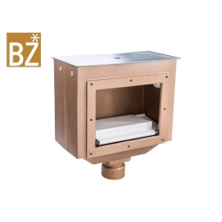 Skimmer basenowy z brązu o długości 160 mm