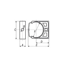 Uchwyt do rur PVC-U d40 mm